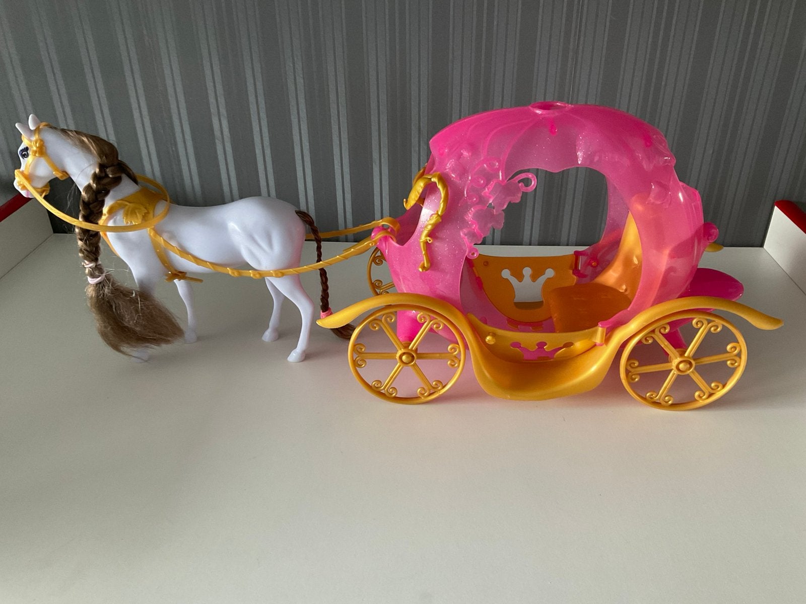 Paard en koets, Ophalen of Verzenden, Zo goed als nieuw, Barbie