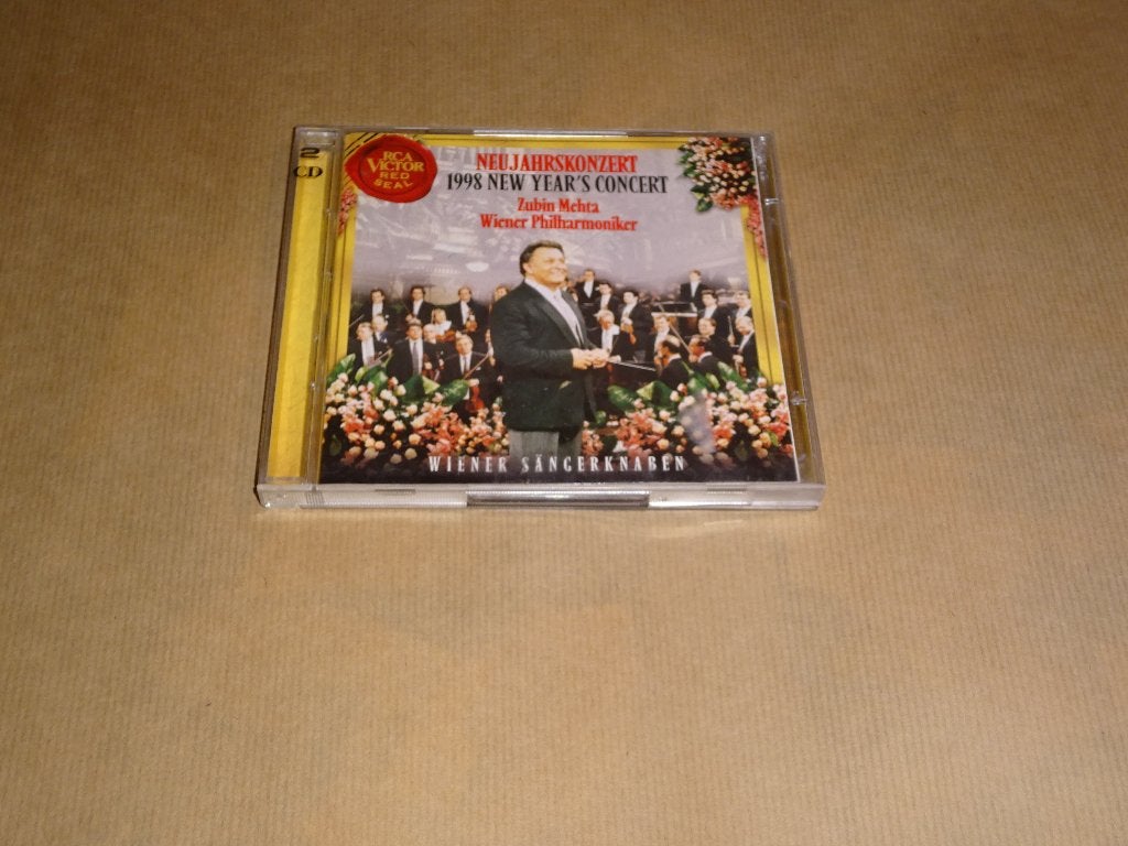 2 CD 1998 New Year Concert Zubin Mehta Wiener Philharmonike, Ophalen of Verzenden, Classicisme, Zo goed als nieuw, Kamermuziek