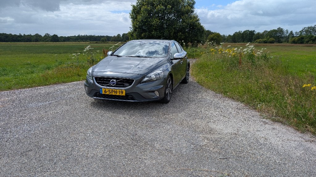 Volvo V40 1.6 D2 R-design 2013 Grijs, Auto's, Volvo, Voorwielaandrijving, Euro 5, Zwart, 4 cilinders