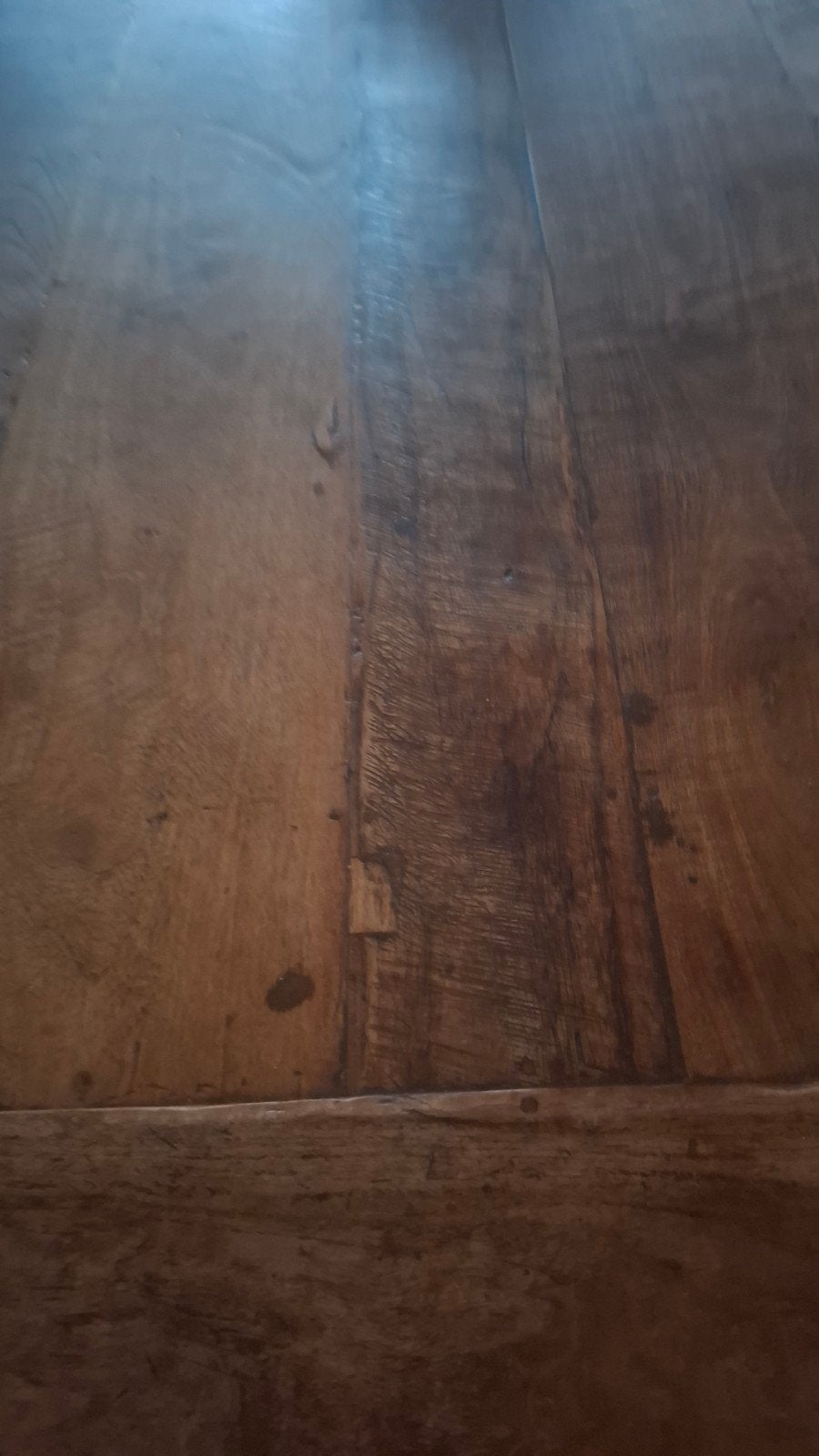 Robuuste Teakhouten Eettafel 200x100 cm | Massief Oud Teak, Ophalen, Teakhout, 200 cm of meer, 50 tot 100 cm