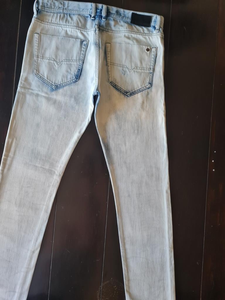 ZGAN DIESEL TEPPHAR SLIM CARROT DESTROY SIZE 32/32, Diesel, Blauw, W32 (confectie 46) of kleiner, Ophalen of Verzenden