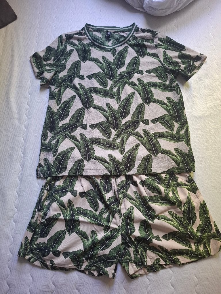 Leuke zomer set setje korte broek met shirt top Maat L Hema, Kleding | Dames, Beige, Maat 42/44 (L), Ophalen of Verzenden, Zo goed als nieuw