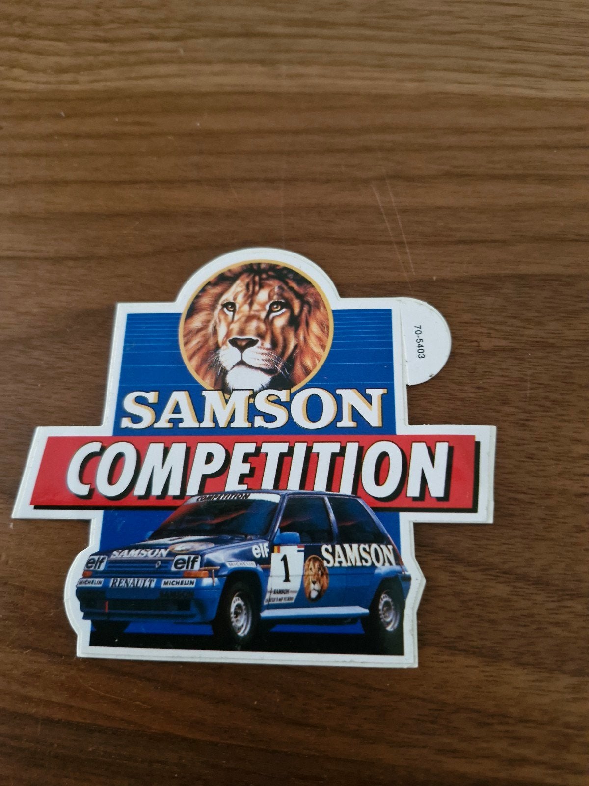 3 Samson Competition Stickers - Auto, Motor, Quad, Ophalen of Verzenden, Gebruikt, Meerdere stickers