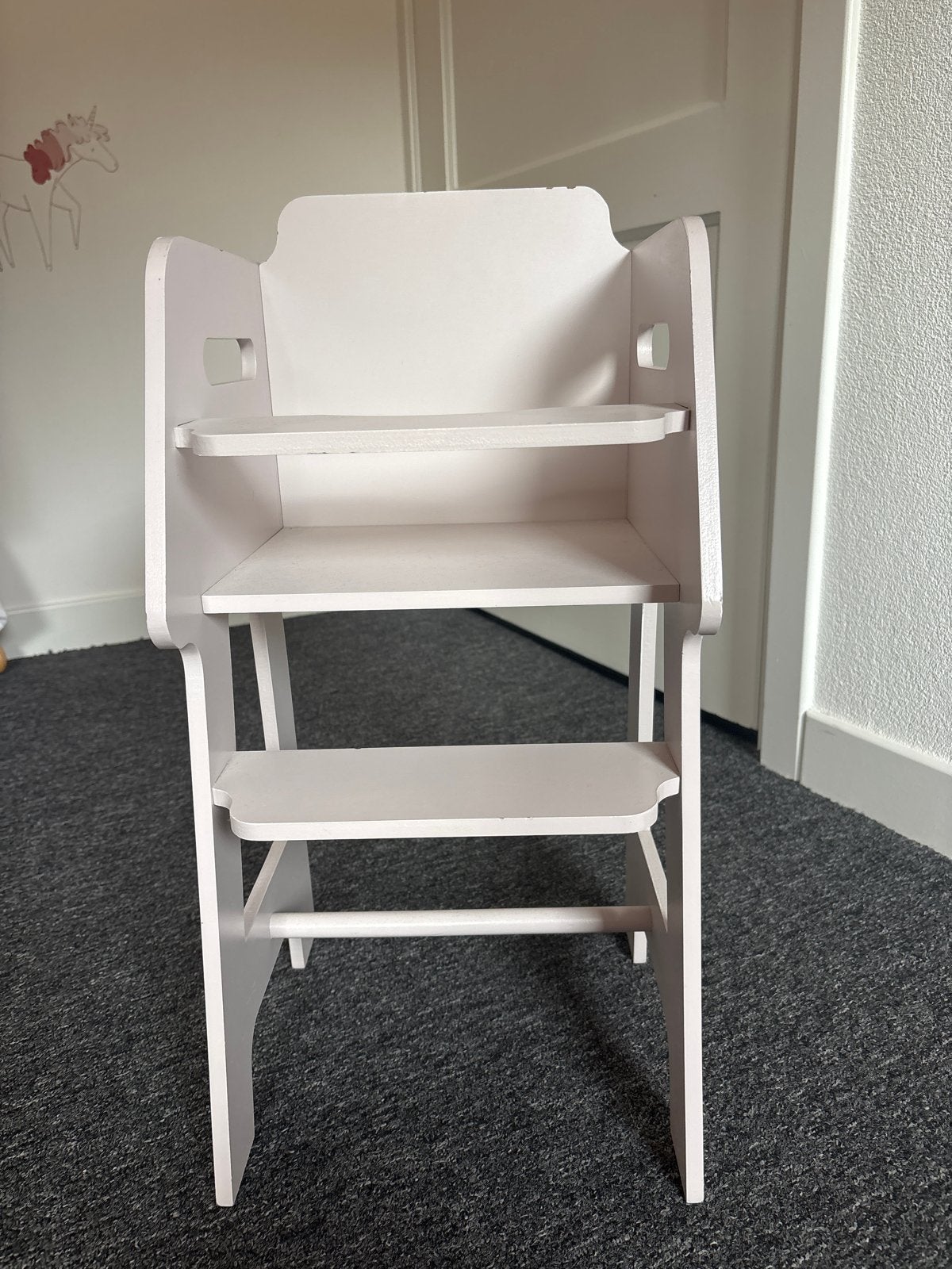 Petite Amélie Poppenstoel Hout Roze - 50x26x26 cm, Ophalen, Gebruikt, Overige typen