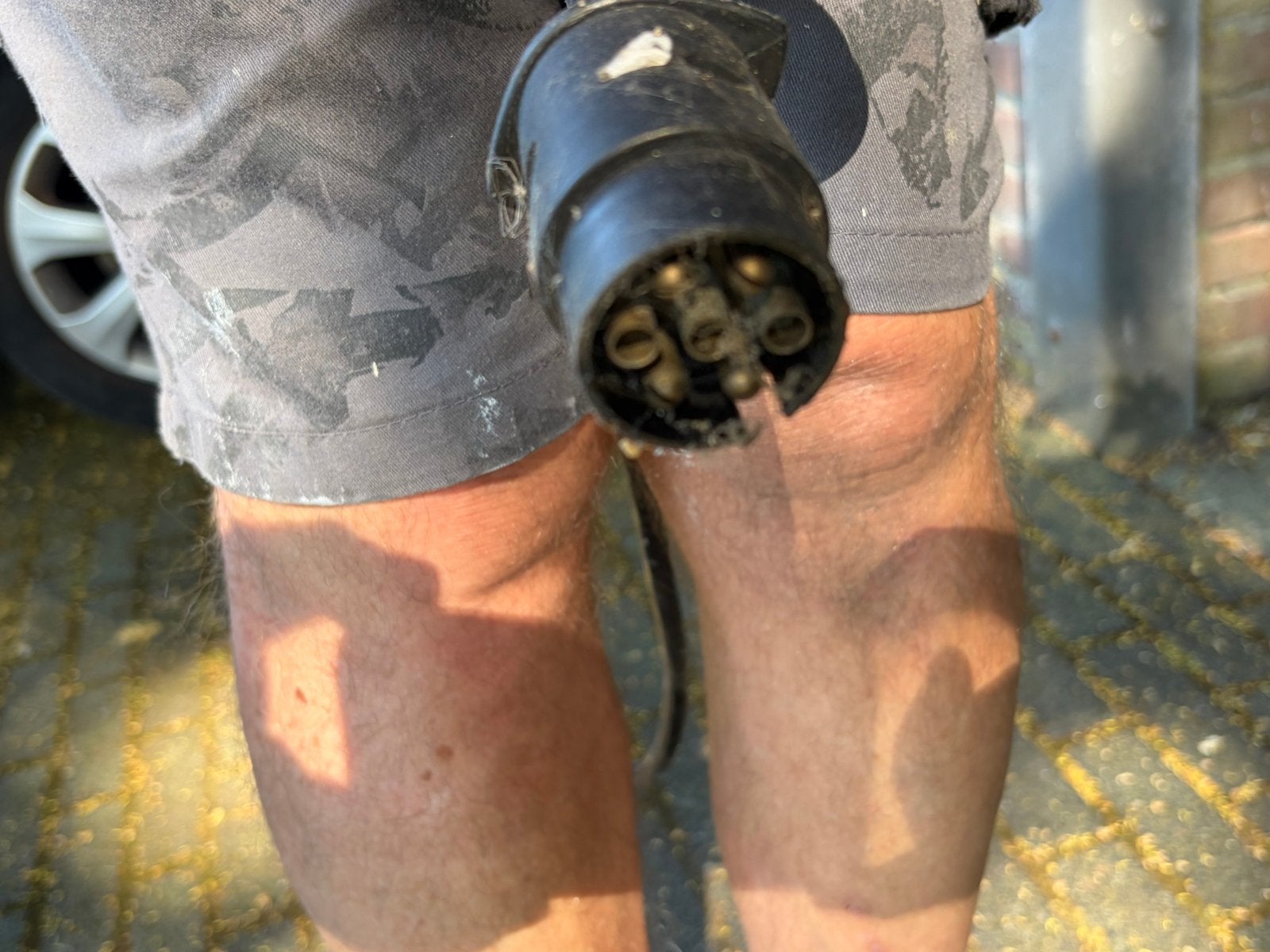 Verleng kabel voor aanhanger of verlichting balk, Ophalen, Gebruikt