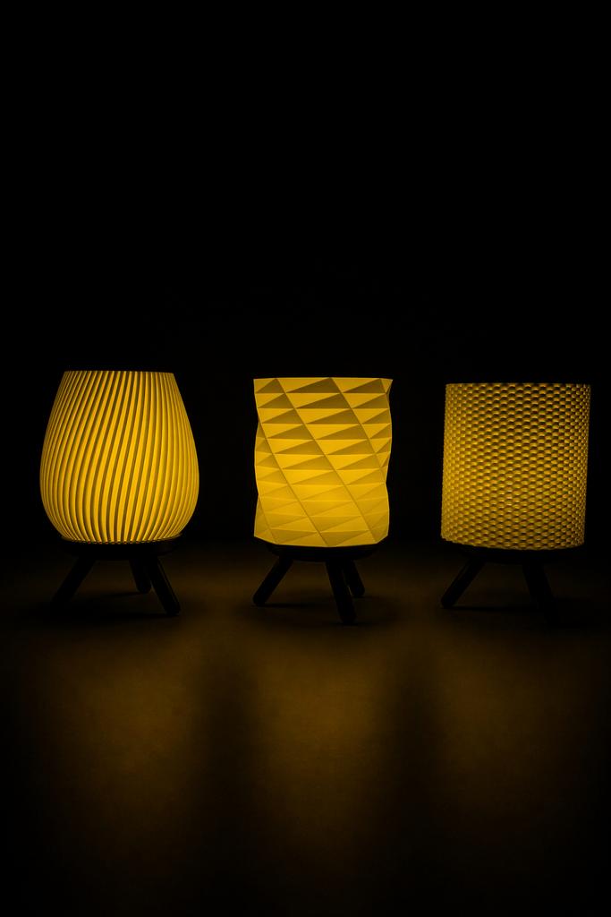 Set 3 design theelichtjes incl LED – sfeerverlichting, Ophalen of Verzenden, Nieuw
