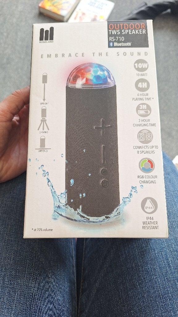 Speaker Boxje, Overige typen, Nieuw, Bluetooth, Minder dan 60 watt