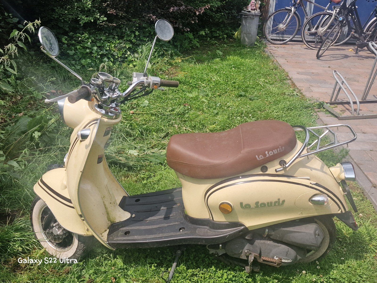 La Souris scooter - Crème kleurig (trendy retro), Gebruikt, Benzine, Ophalen, Overige merken