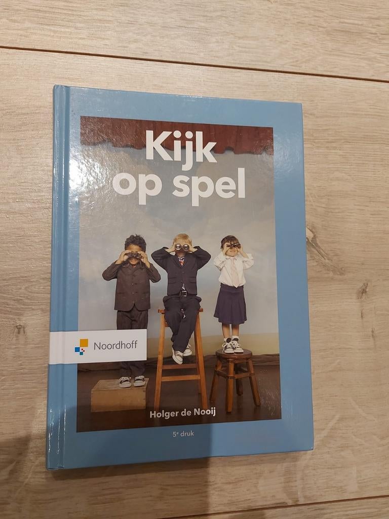 Studieboek Pabo: Kijk op Spel - Holger de Nooij, Boeken, Gelezen, Holger de Nooij, Gamma, HBO