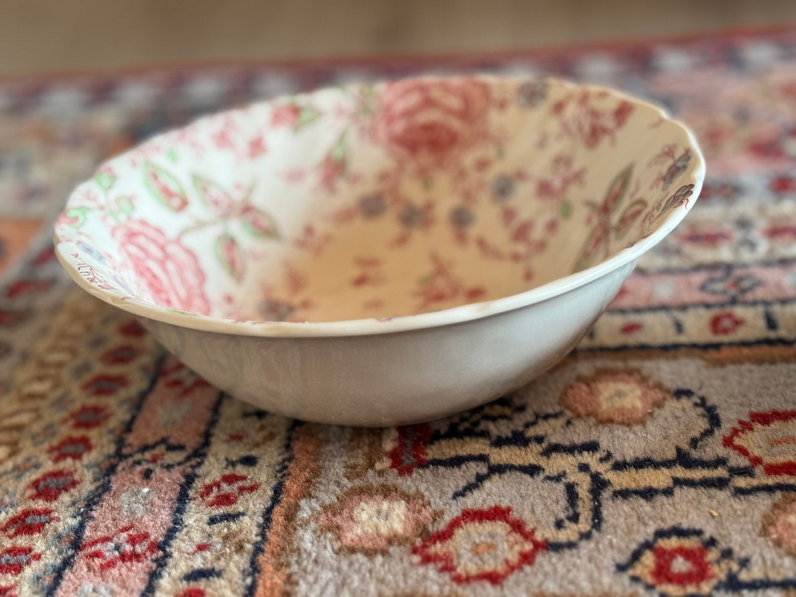 Rose Chintz Johson Bros 1 salade schaal, Ophalen