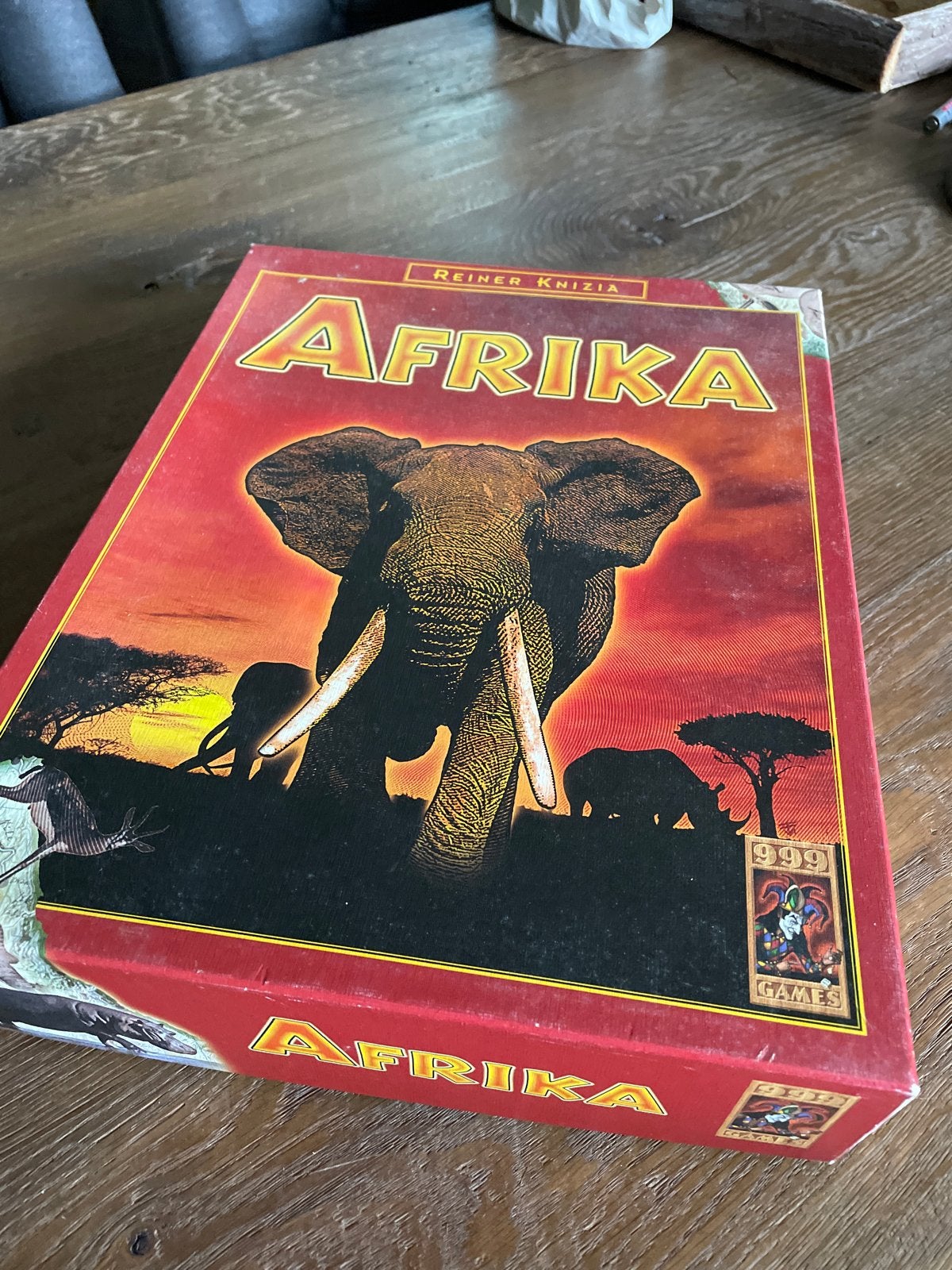 Afrika bordspel van Reiner Knizia - 999 Games, Ophalen of Verzenden, Zo goed als nieuw