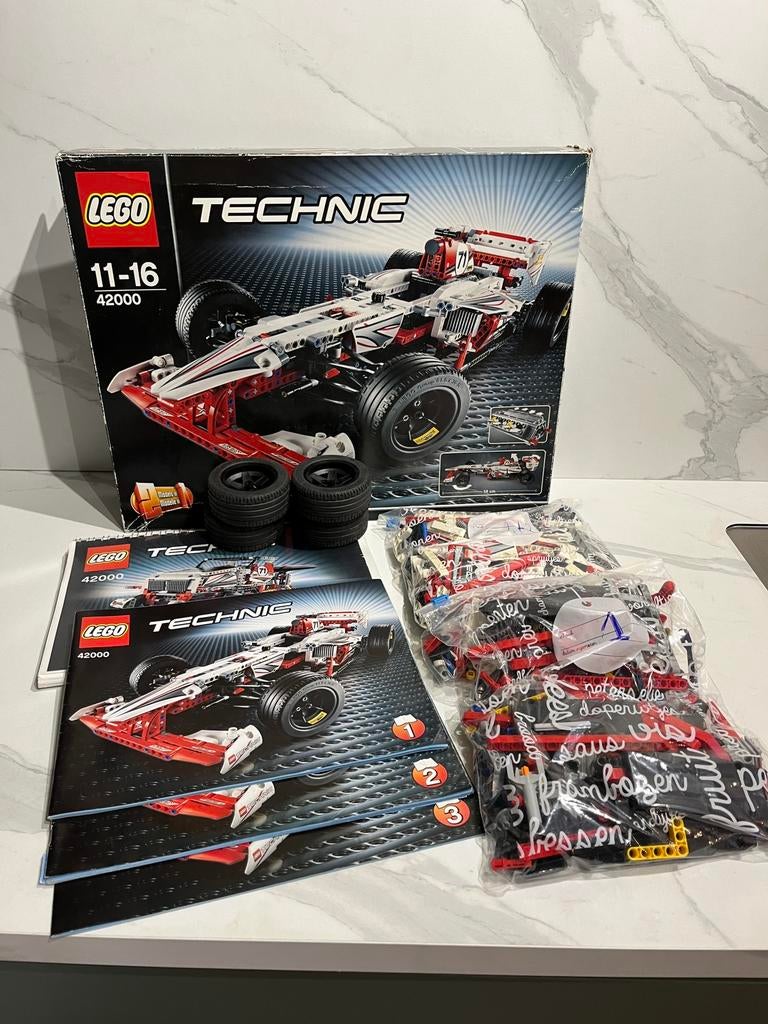 Lego technic 42000 formule 1 raceauto, Kinderen en Baby's, Speelgoed | Duplo en Lego, Ophalen, Zo goed als nieuw, Complete set