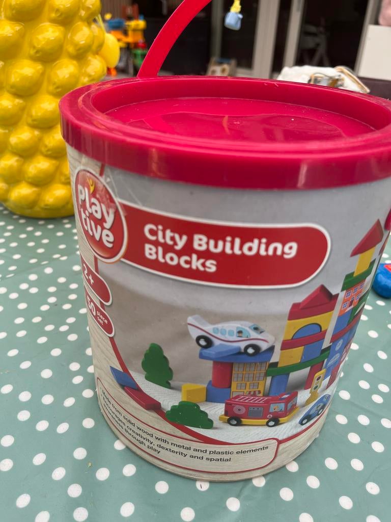 Playtive City Building Blocks - 50-delige set, Ophalen, Gebruikt, Overige merken