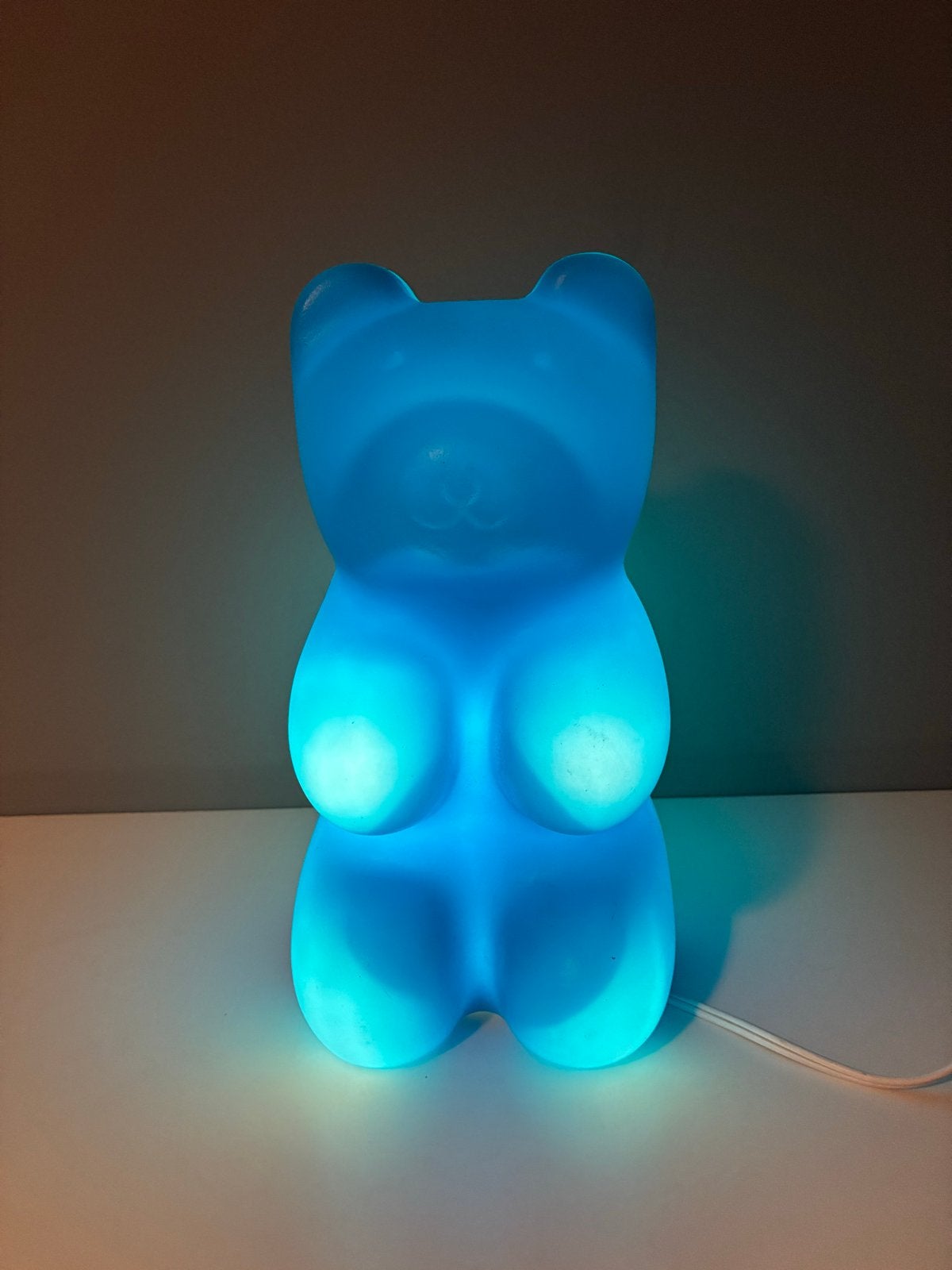 Heico Gummy Bear Lamp - Blauw - Decoratieve Verlichting, Overige merken, Gebruikt, Kunststof, G4