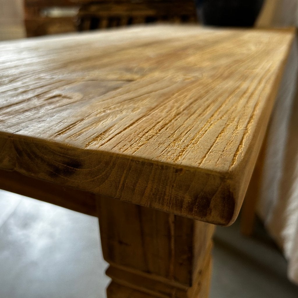 houten sidetable teak - 110 x 48 cm - Gratis bezorgd, TTM Wonen, Meubels – (Perzische) Tapijten en Woonaccessoires, 100 tot 150 cm