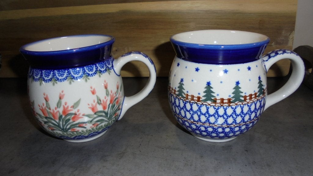 nieuw pools keramiek BUNZLAU boerenbekers/mokken 450ml, Huis en Inrichting, Keuken | Servies, Keramiek, Nieuw, Overige stijlen