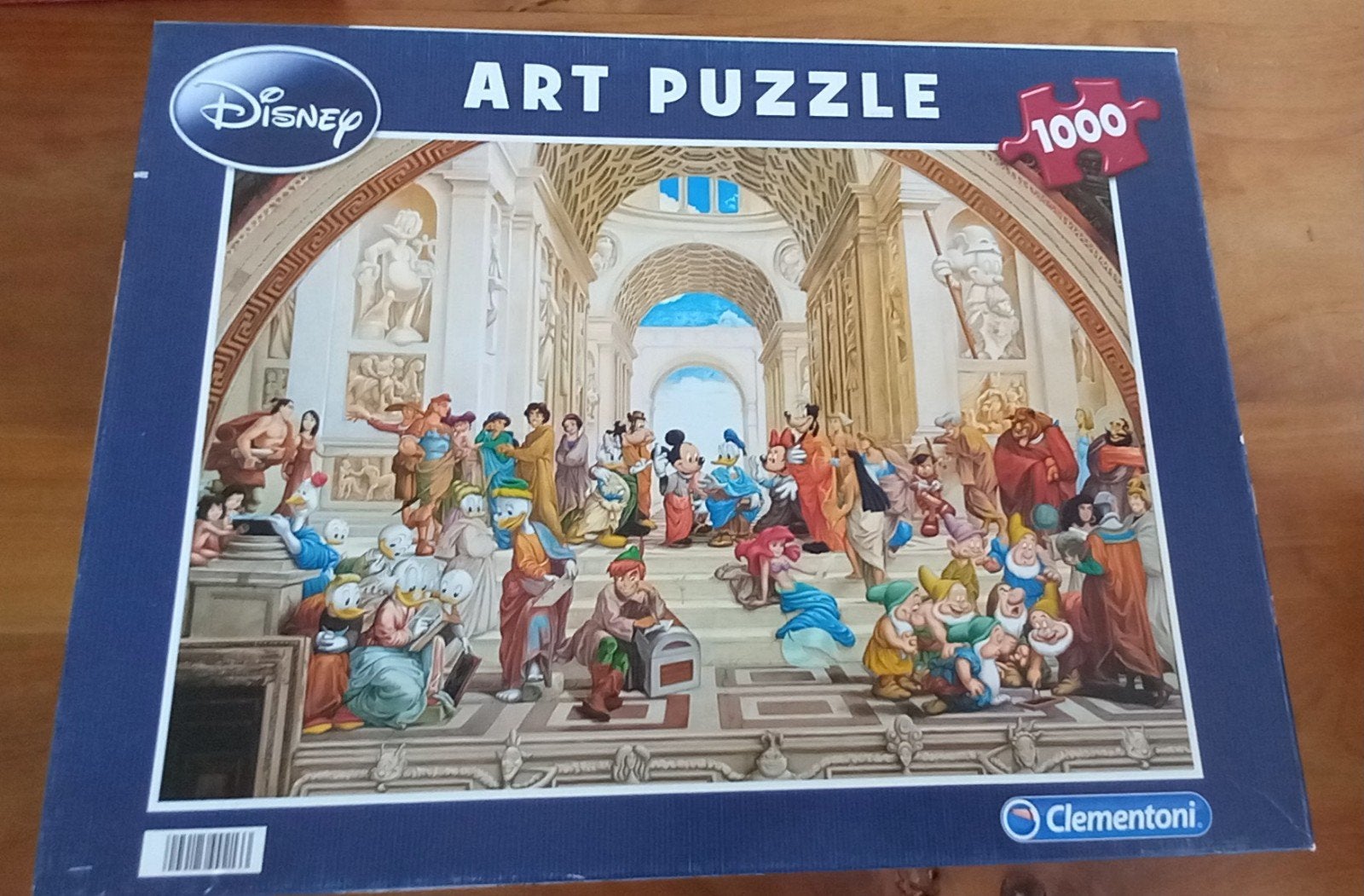 Disney Art Puzzle 1000 stukjes - Clementoni, Ophalen of Verzenden, Meer dan 50 stukjes, Zo goed als nieuw, 6 jaar of ouder