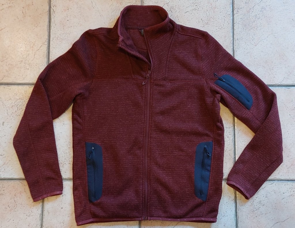 Vest gebreid rood/bordeaux Human Nature L, Maat 52/54 (L), Ophalen of Verzenden, Zo goed als nieuw, Human Nature