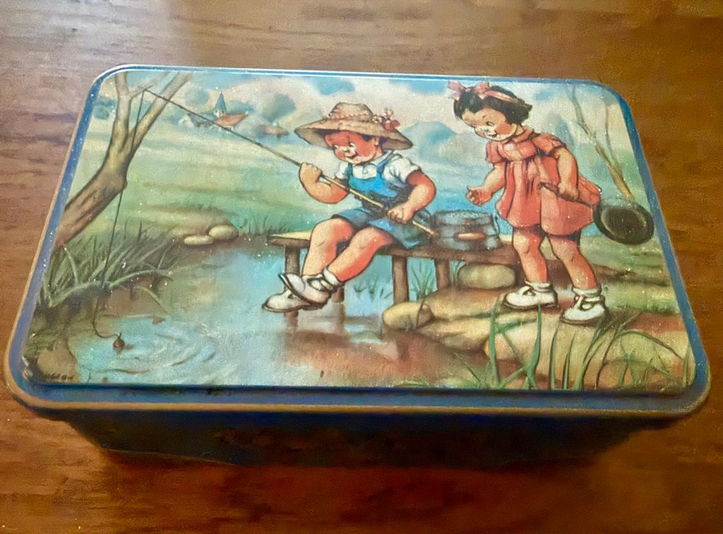 Vintage blik biscuiterie Nantaise, Ophalen of Verzenden, Zo goed als nieuw, Overige
