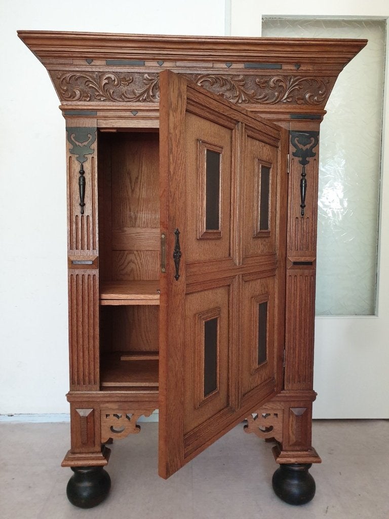 Antieke houten kast, Antiek en Kunst, Antiek | Meubels | Kasten, Ophalen