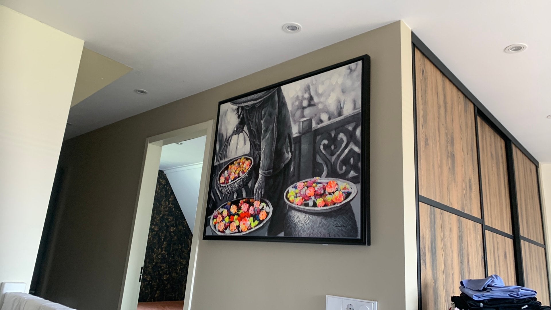 Mooi schilderij, Huis en Inrichting, Woonaccessoires | Schilderijen, Tekeningen en Foto's, Ophalen of Verzenden, Zo goed als nieuw