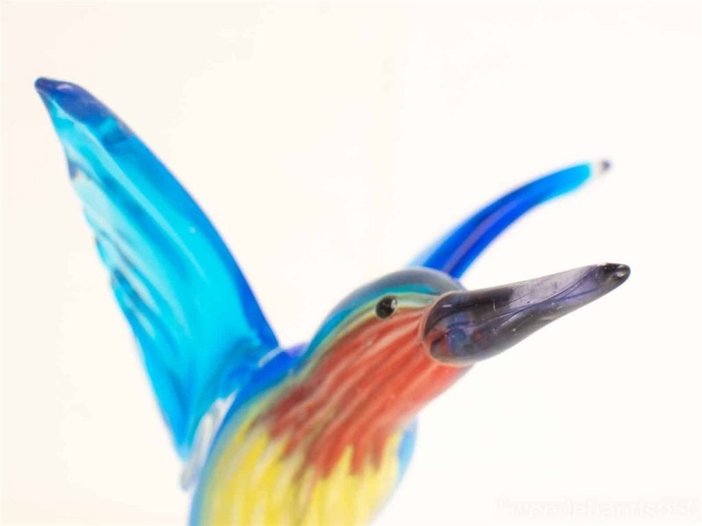 murano glazen vogel beeldje 24759, Verzamelen, Ophalen of Verzenden, Gebruikt, Dier