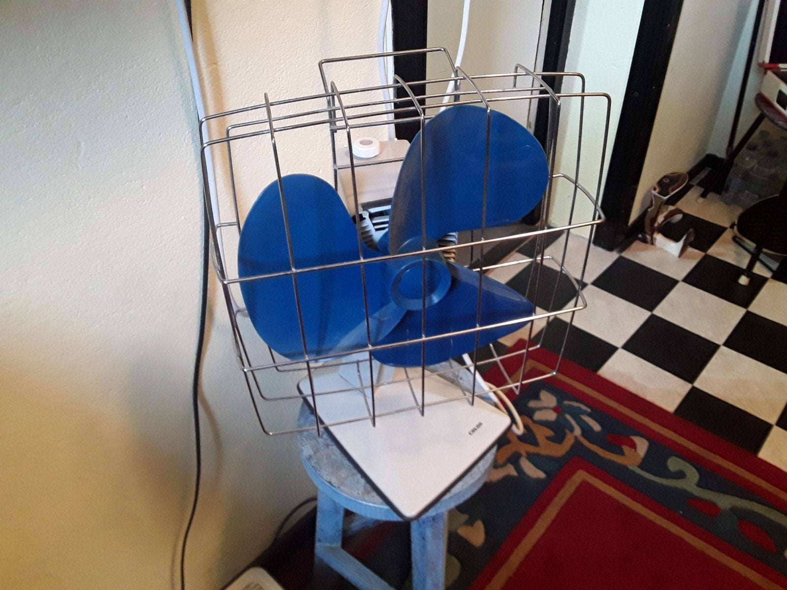Retro 70 jaren ventilator, Ophalen of Verzenden, Huis en Inrichting