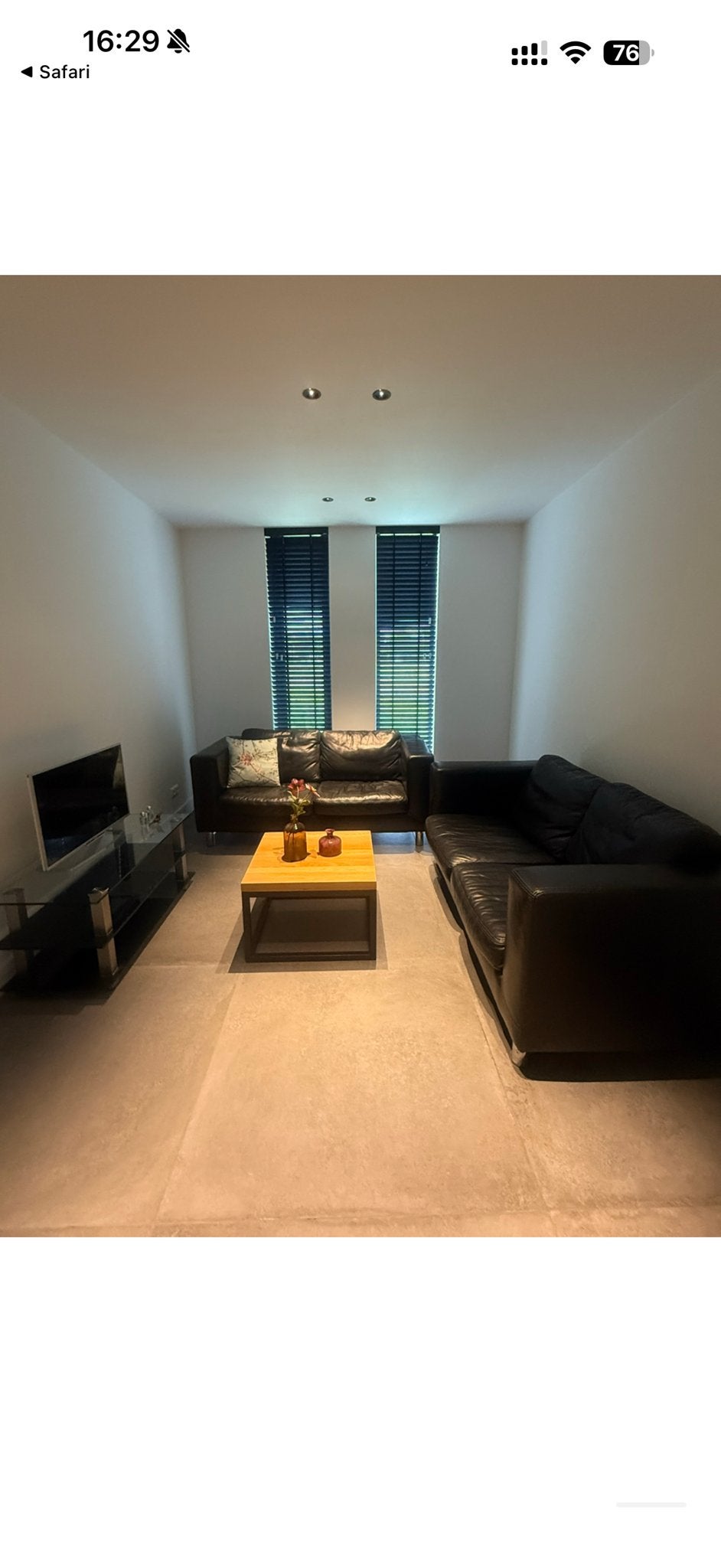 Leren 2x tweezitsbank - Zwart, comfortabel, Ophalen, Gebruikt, Hoekbank, 300 cm of meer