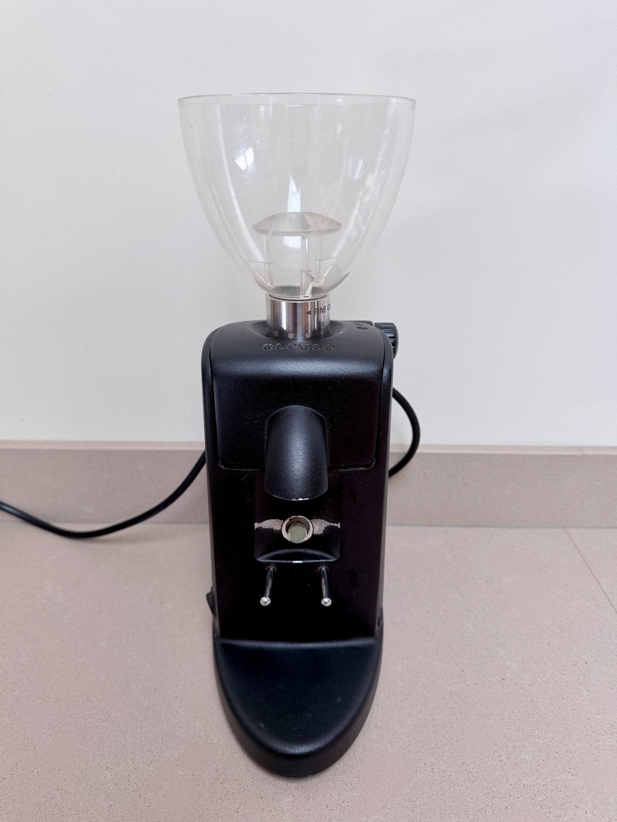Ascaso I2 Mini Koffiemolen - Zwart, Gebruikt, Overige modellen, 10 kopjes of meer, Koffiebonen