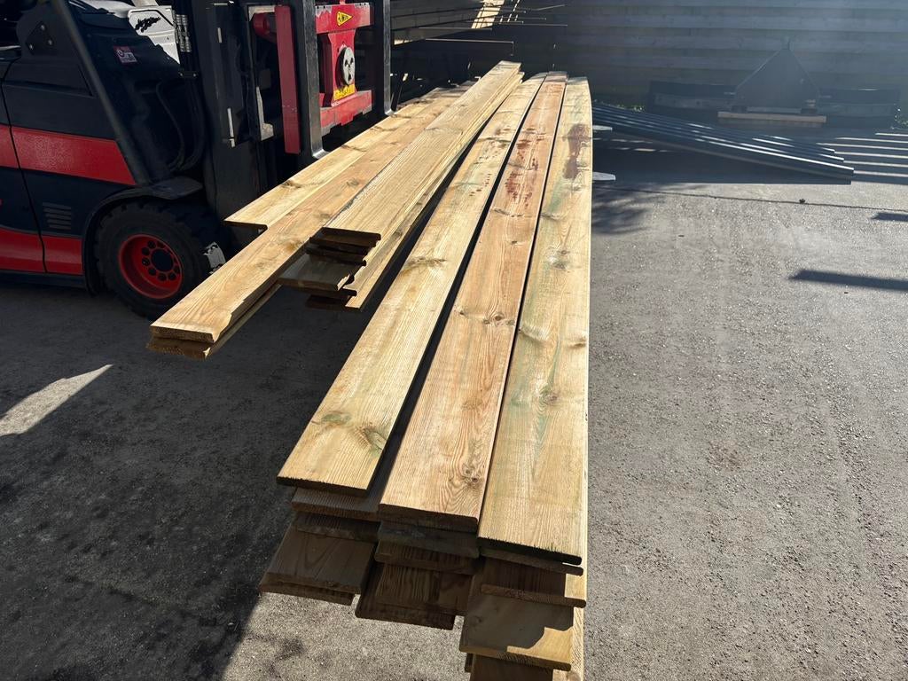 2e keus tuinplanken, Ophalen, Zo goed als nieuw, 250 cm of meer, Planken