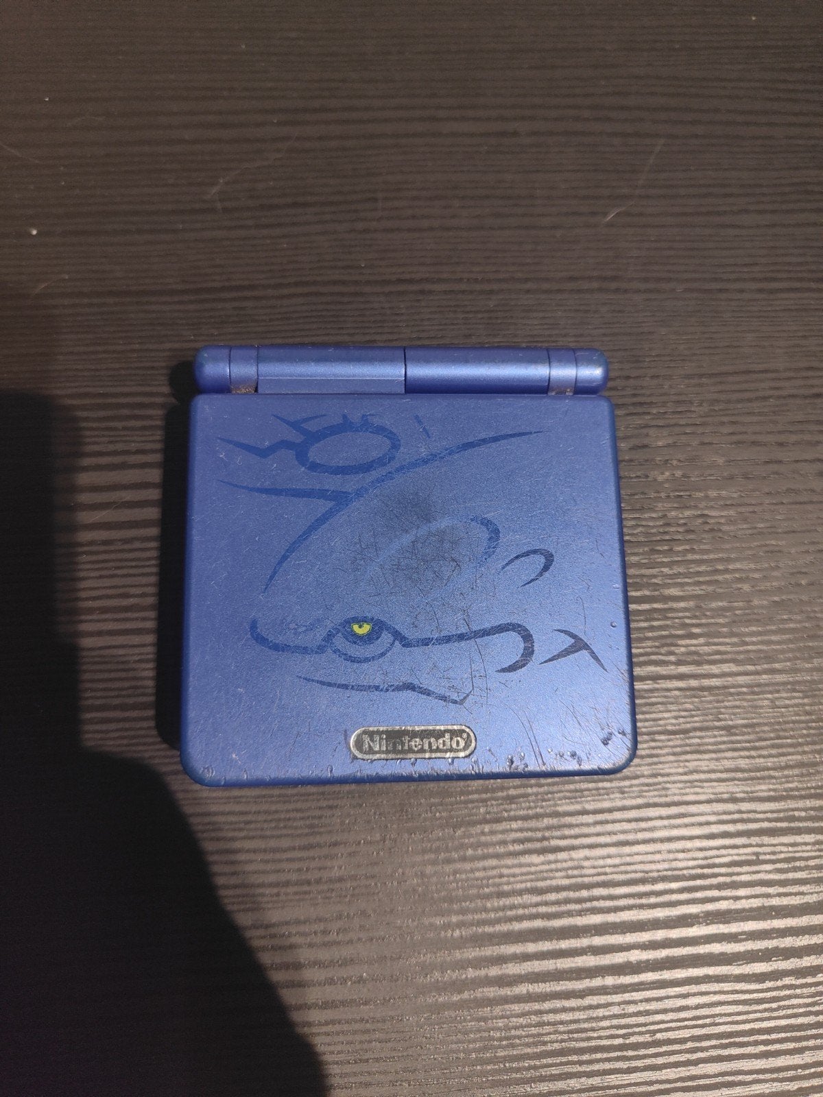 Game Boy Advance SP orginele kyogre editie - (Gebruikt), Spelcomputers en Games, Spelcomputers | Nintendo Game Boy, Ophalen of Verzenden