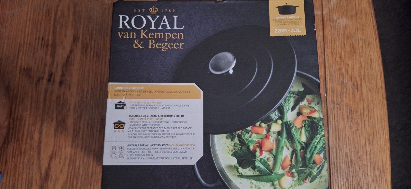 Van kempen en begeer gietijzeren braadpan 2e cm, Ophalen, Nieuw, Gietijzer