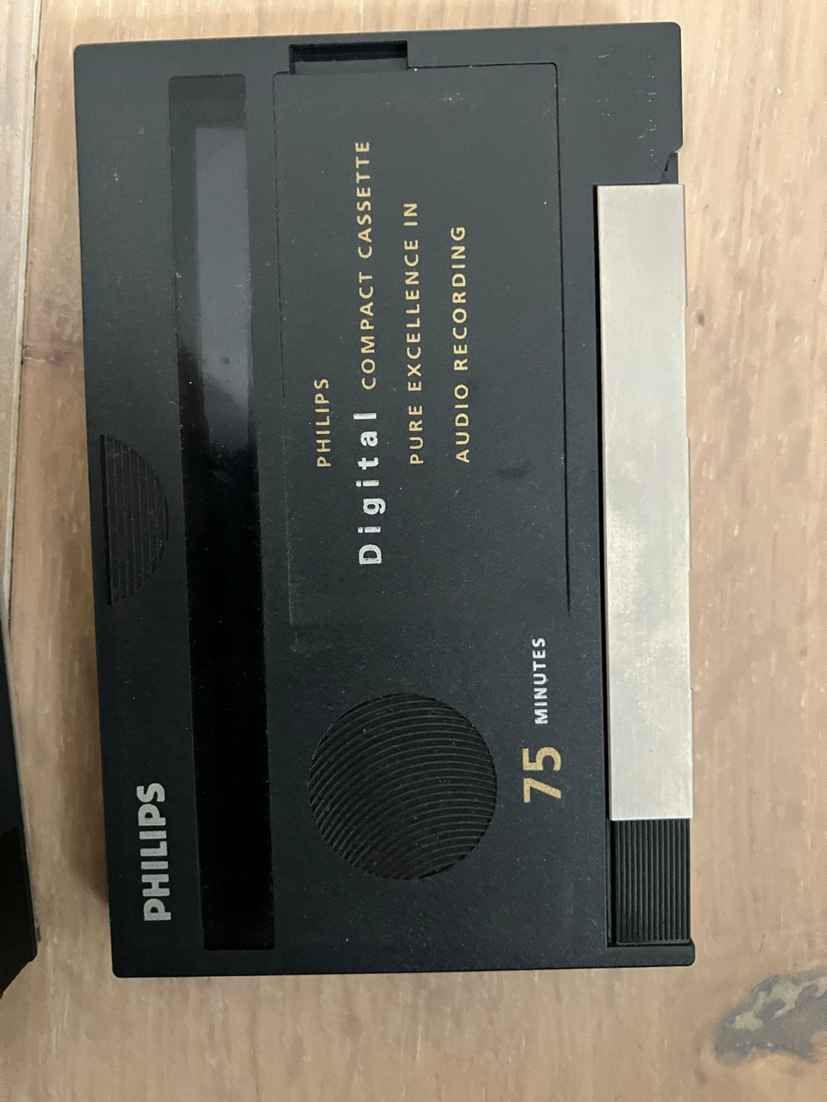 Philips Digital Compact Cassette (DCC) 75 min, Ophalen of Verzenden, Zo goed als nieuw, 1 bandje, Voorbespeeld