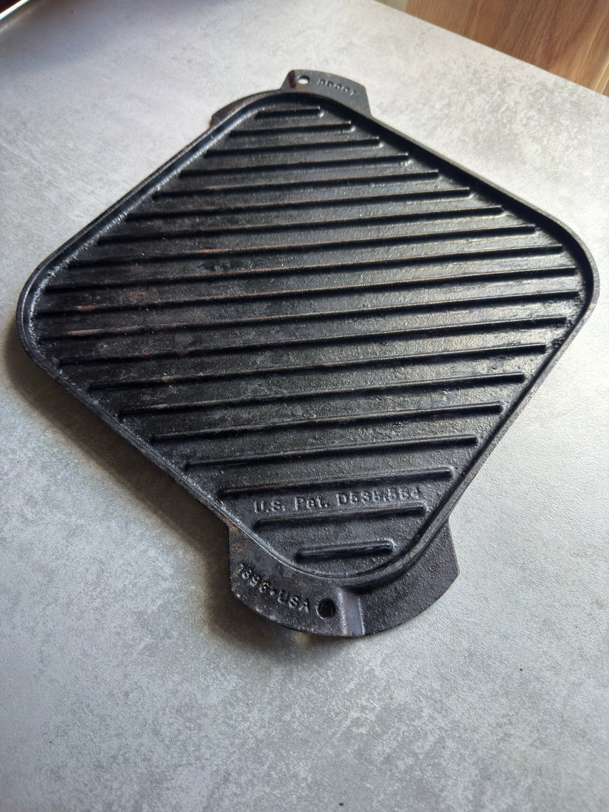 Grillplaat Lodge Reversibel LSRG3 27 x 27 cm gietijzer, Ophalen, Zwart, Metaal, Overige merken