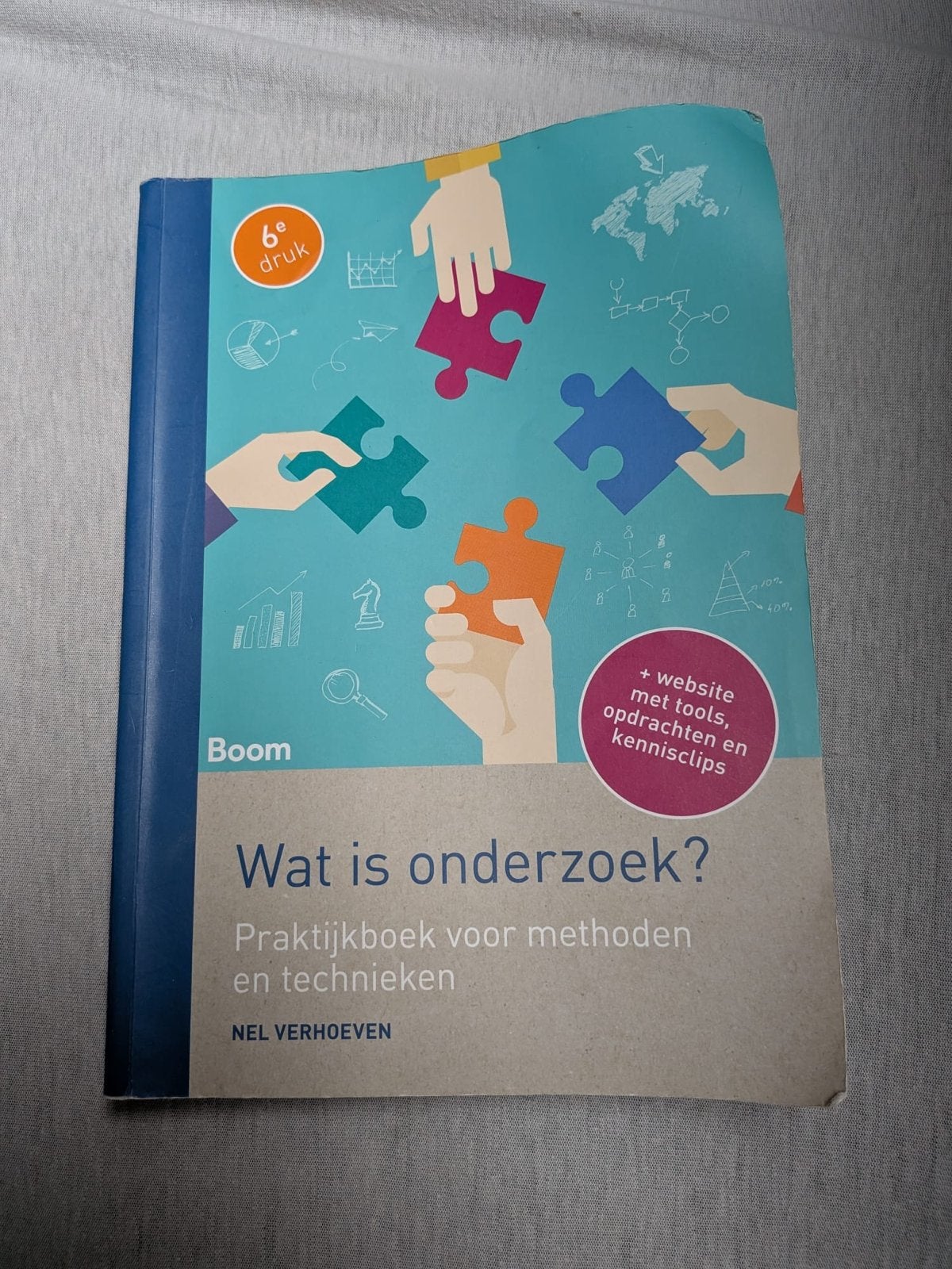 Wat is onderzoek? Nel Verhoeven 6e druk, Ophalen of Verzenden, Gamma, Zo goed als nieuw, HBO