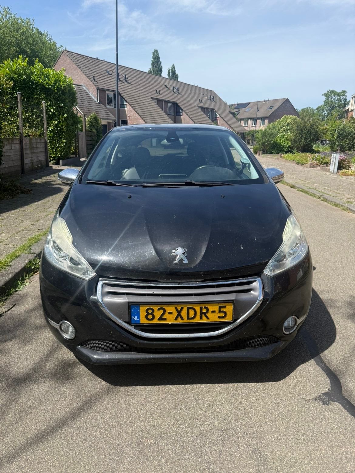 Peugeot 208 1.6 VTI 88KW/120PK 3-D 2012 Zwart, Auto's, Peugeot, Voorwielaandrijving, Zwart, 4 cilinders, 1055 kg