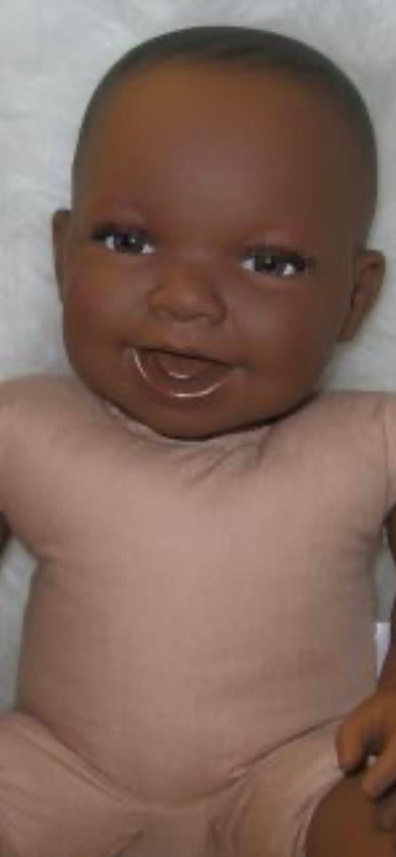 Levensechte babypop softbody 53cm, Verzamelen, Poppen, Ophalen of Verzenden, Gebruikt, Pop
