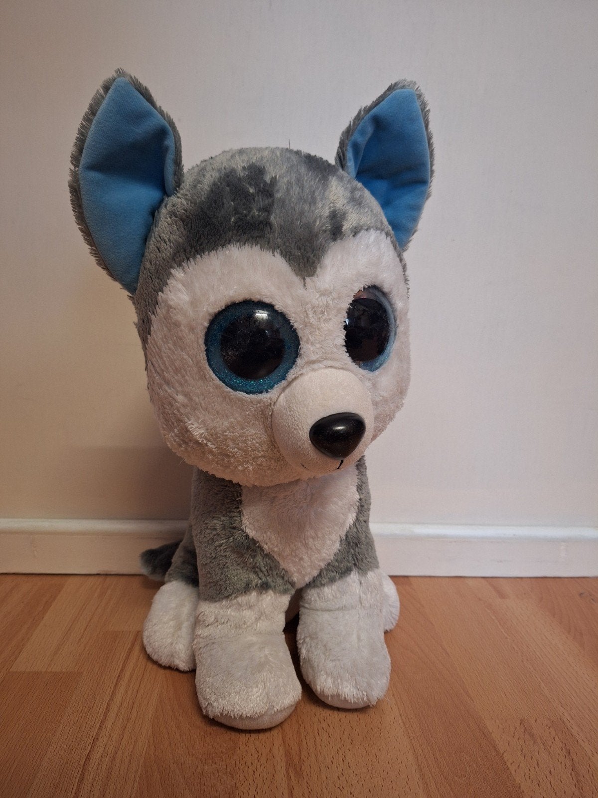 ty beanie xl wolf/hond, Gebruikt, Overige karakters, Middelgroot (20 tot 80 cm), Meerkleurig