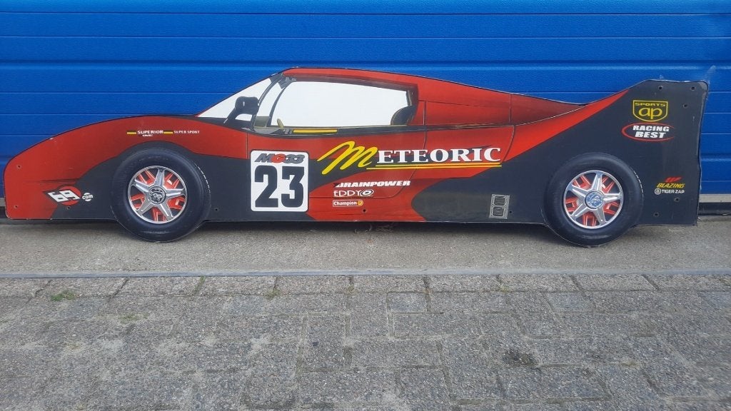 Auto reclamebord, Ophalen, Zo goed als nieuw, Reclamebord