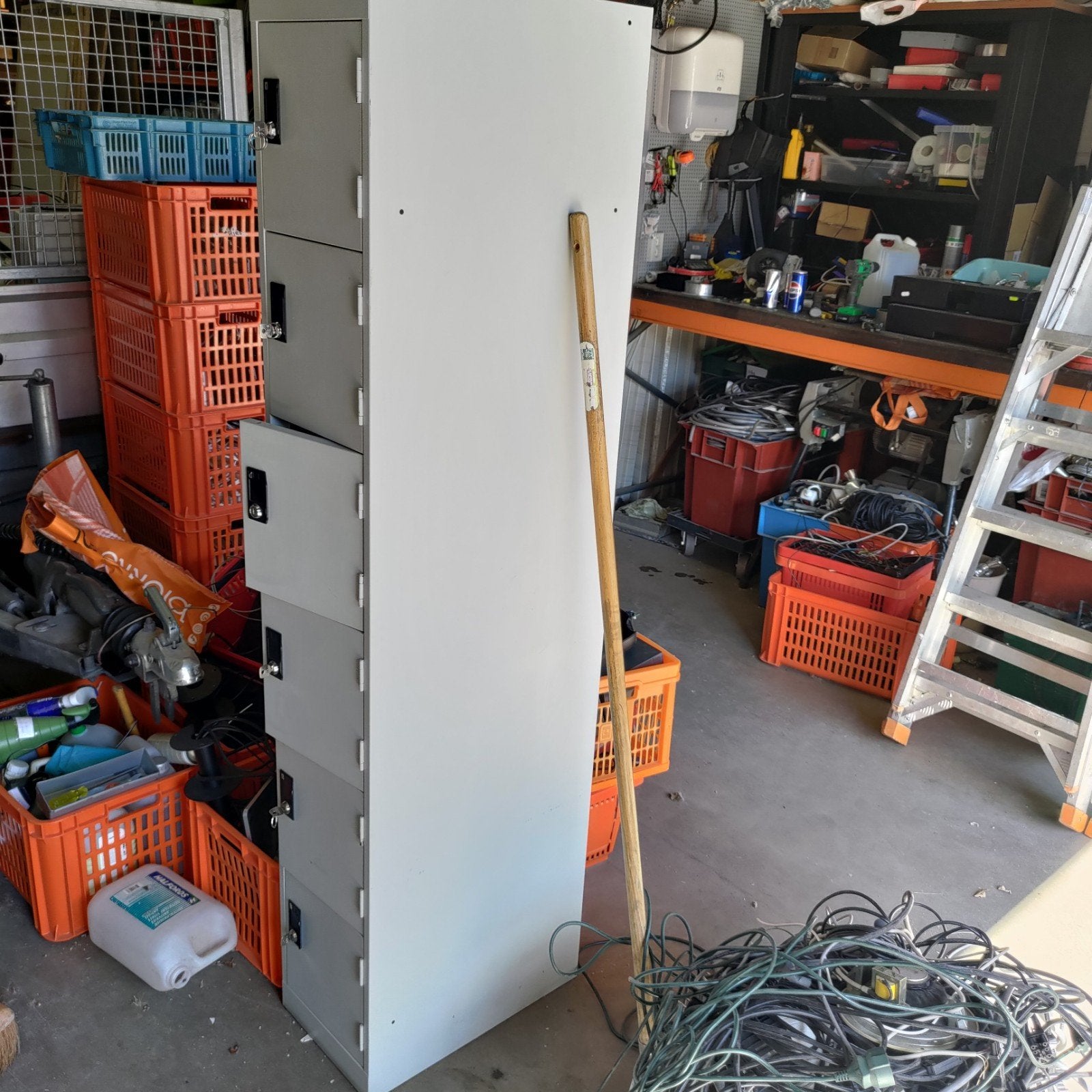 stalen locker met 6 deurtjes, Ophalen, Gebruikt