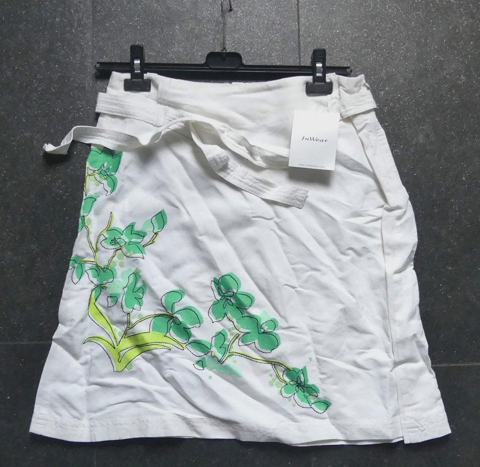 InWear rokje wit borduur applicaties damesrok maat 40 NIEUW!, Maat 38/40 (M), Wit, Nieuw, Ophalen of Verzenden