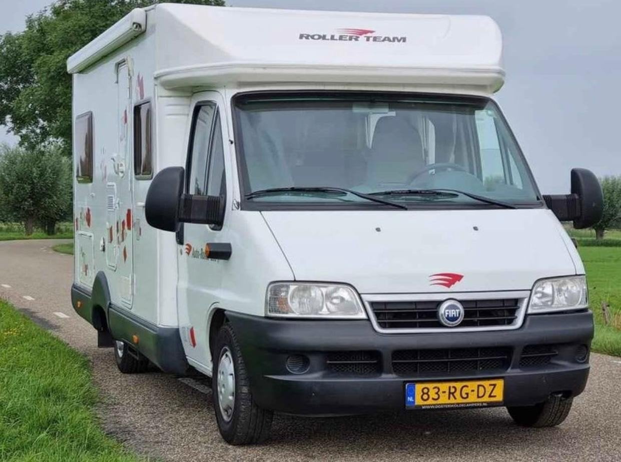 Camper Rollerteam Trigano/Fiat Ducato bj 2005 APK tot 3/27, Caravans en Kamperen, Campers, Particulier, tot en met 4, Half-integraal