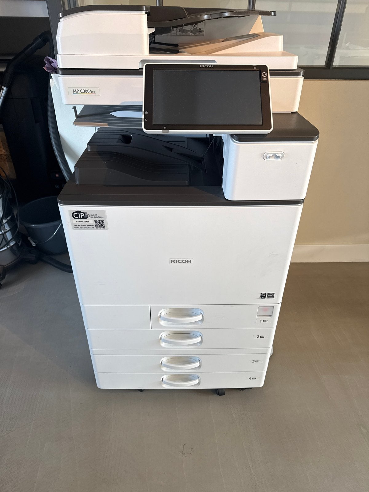 Ricoh MP C3004ex All-in-one printer/kopieerapparaat, Gebruikt, Faxen, All-in-one, Ophalen of Verzenden