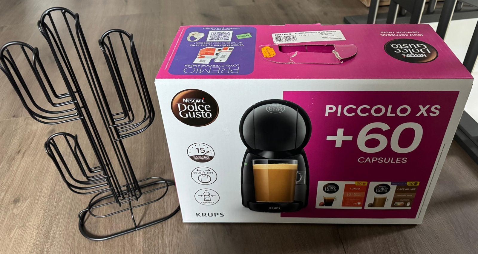 Dolce Gusto Piccolo XS, Ophalen, Nieuw, Overige materialen