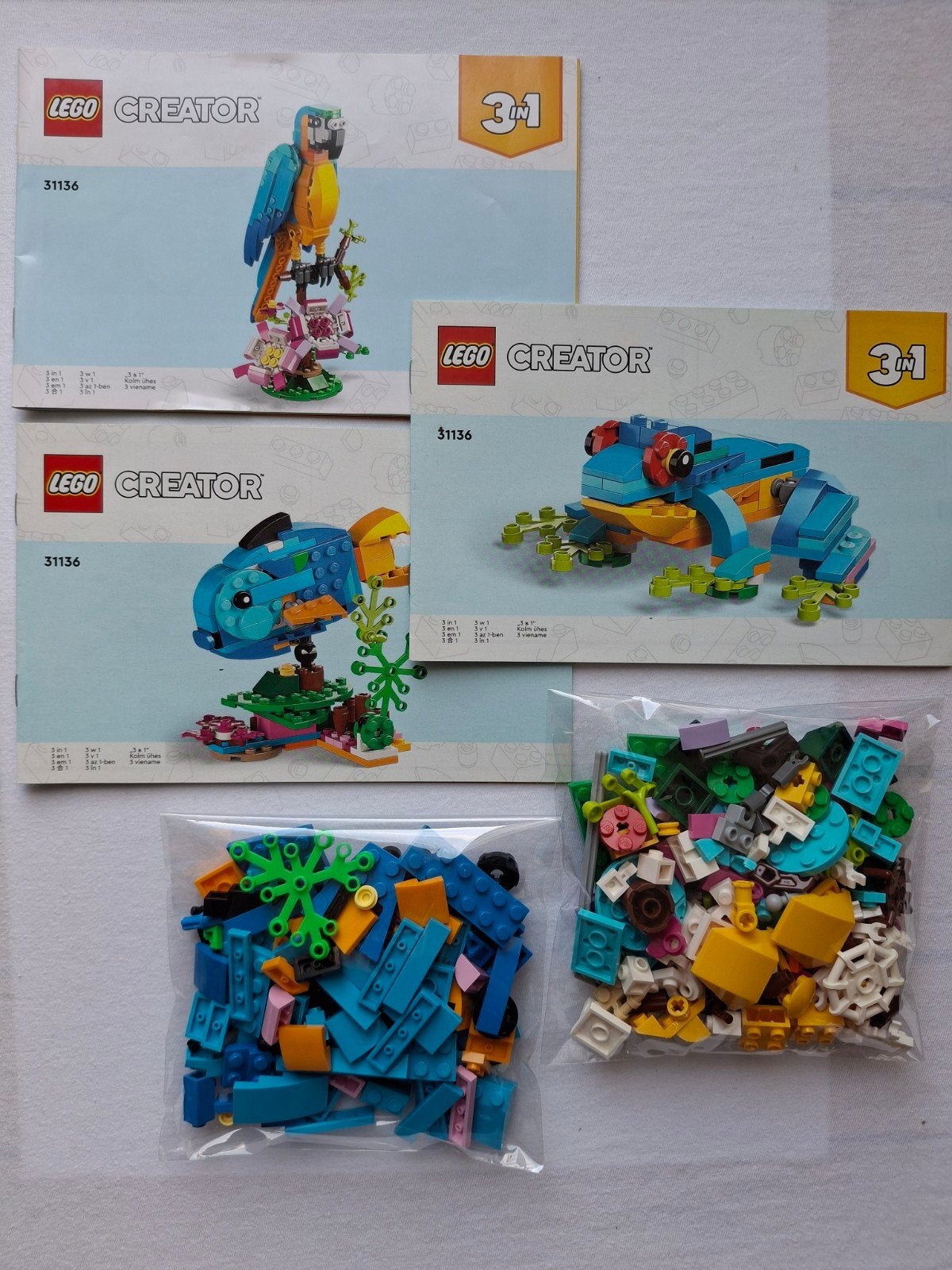 LEGO Creator 31136 Exotic Parrot, Ophalen of Verzenden, Zo goed als nieuw
