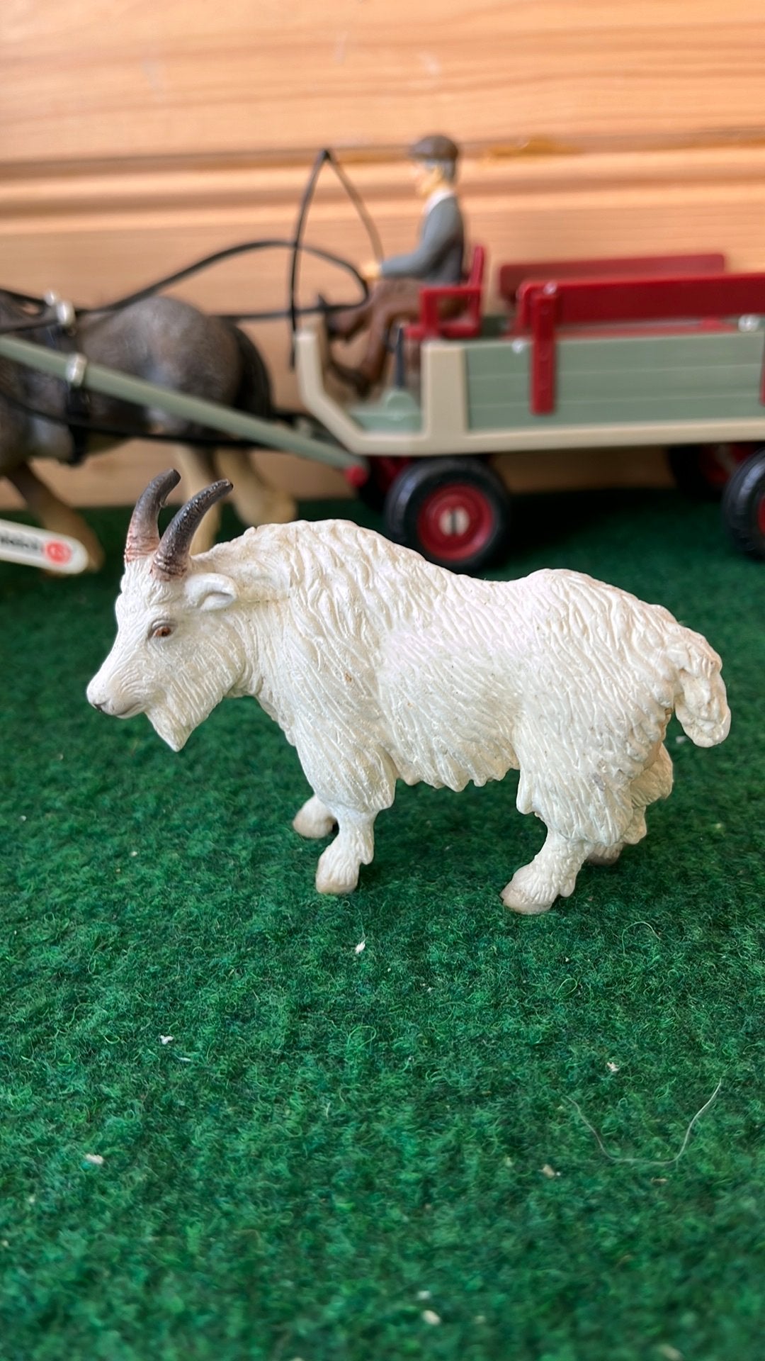Schleich witte berggeit 2004, Ophalen of Verzenden, Zo goed als nieuw, Paard, Beeldje of Figuurtje
