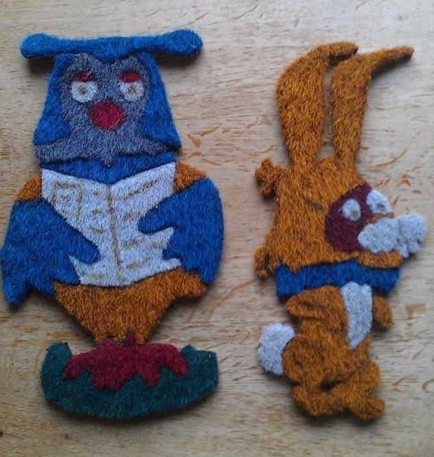 Fabeltjesland figuren., Ophalen of Verzenden, Gebruikt, Wanddecoratie