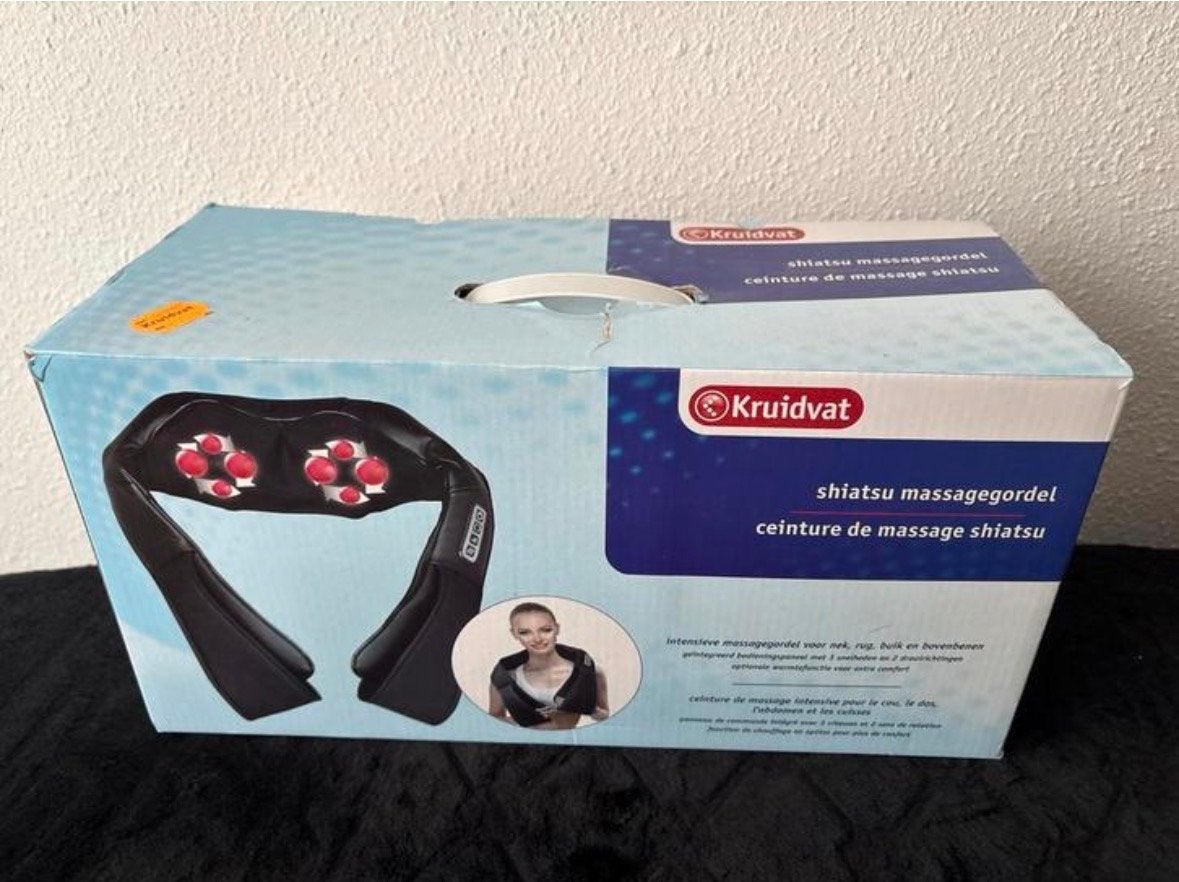 Kruidvat Shiatsu Massagegordel - Nek, Rug, Schouders, Ophalen of Verzenden, Zo goed als nieuw, Overige typen