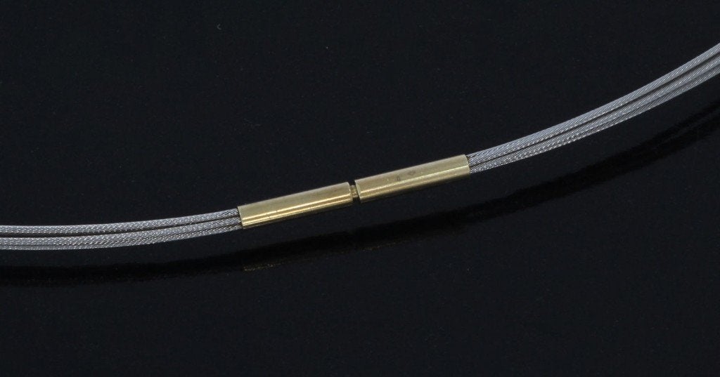 14k gouden ketting spang collier hanger uniek fraai dames, Voordeelsieraden, Ophalen of Verzenden, Zo goed als nieuw, Met edelsteen