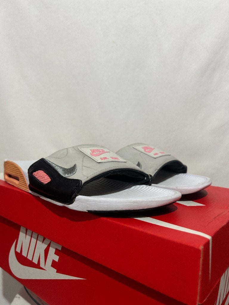 Maat 43 - Nike Air Max 90 Slide Slippers White Rose Grey, Slippers, Overige kleuren, Verzenden, Nike